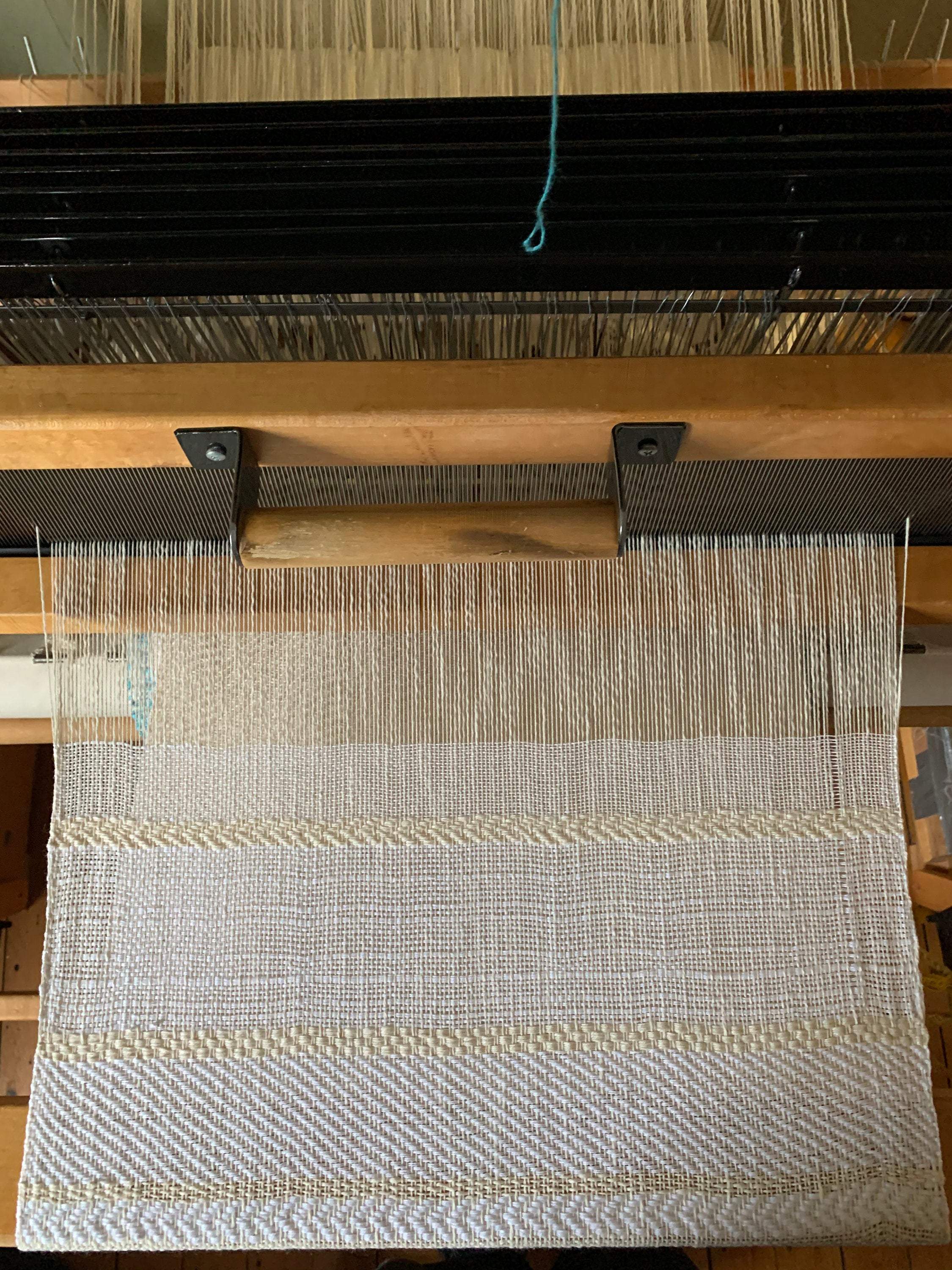 White Pattern Scarf • WIDE